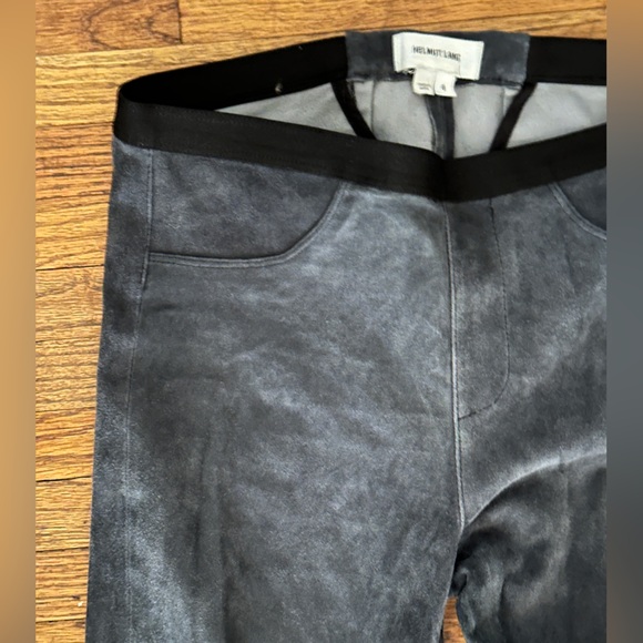 Helmut Lang Leather Leggings - Picture 3 of 4